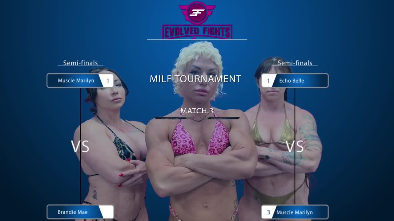 EvolvedFightsLez Brandi Mae Vs Ecko Belle Vs Muscle Marilyn FETiSH - Porn video | ePornXXX