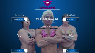 EvolvedFightsLez Brandi Mae Vs Ecko Belle Vs Muscle Marilyn FETiSH