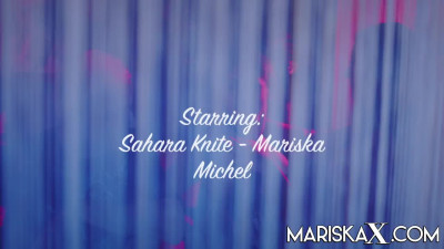 MariskaX Mariska Fucks Sahara Knite While Guy Watches At Club LEWD