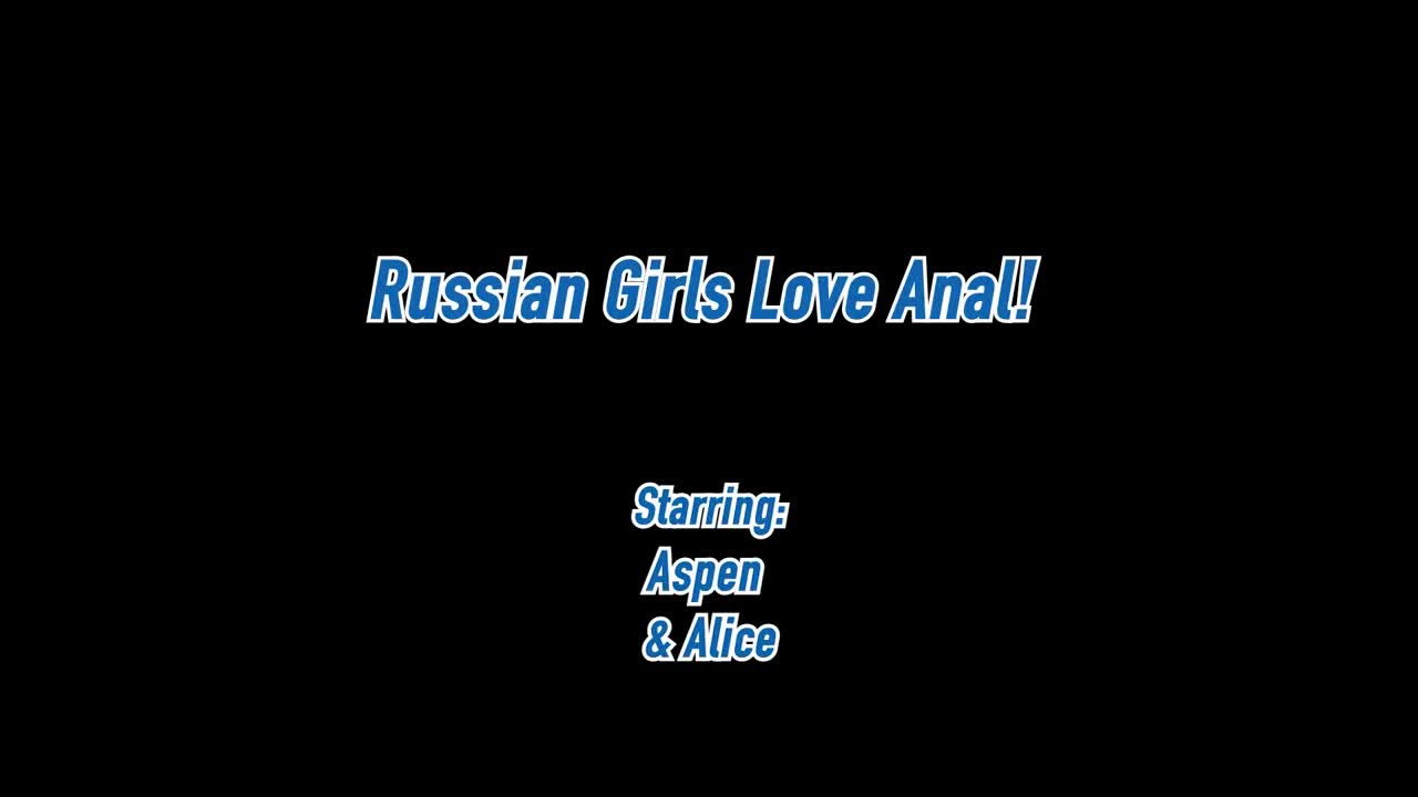 AllAnalAllTheTime Aspen And Alice Russian Girls Love Anal GAPFiLL - Porn video | ePornXXX