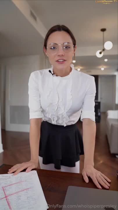 OnlyFans Piper Presley WhoIsPiperPresley Prude Schoolgirl Fucks Teacher PP - Porn video | ePornXXX