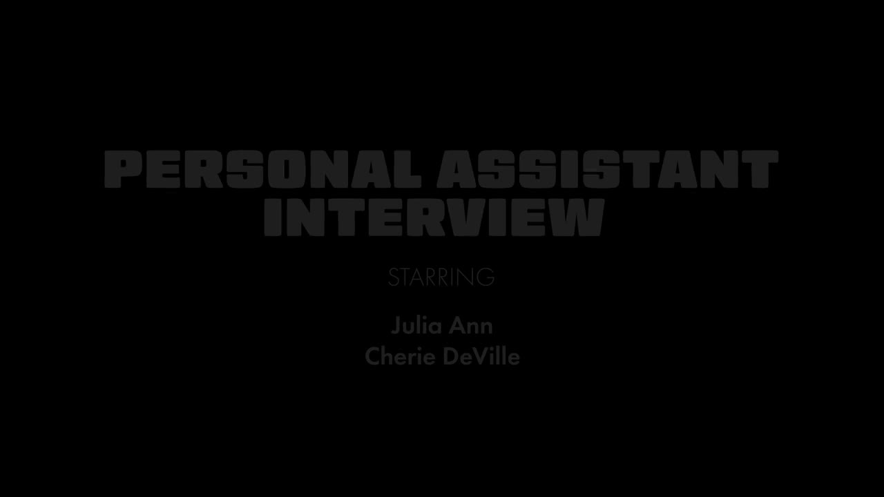 juliaannlive julia ann and cherie deville personal assistant interview - Porn video | ePornXXX